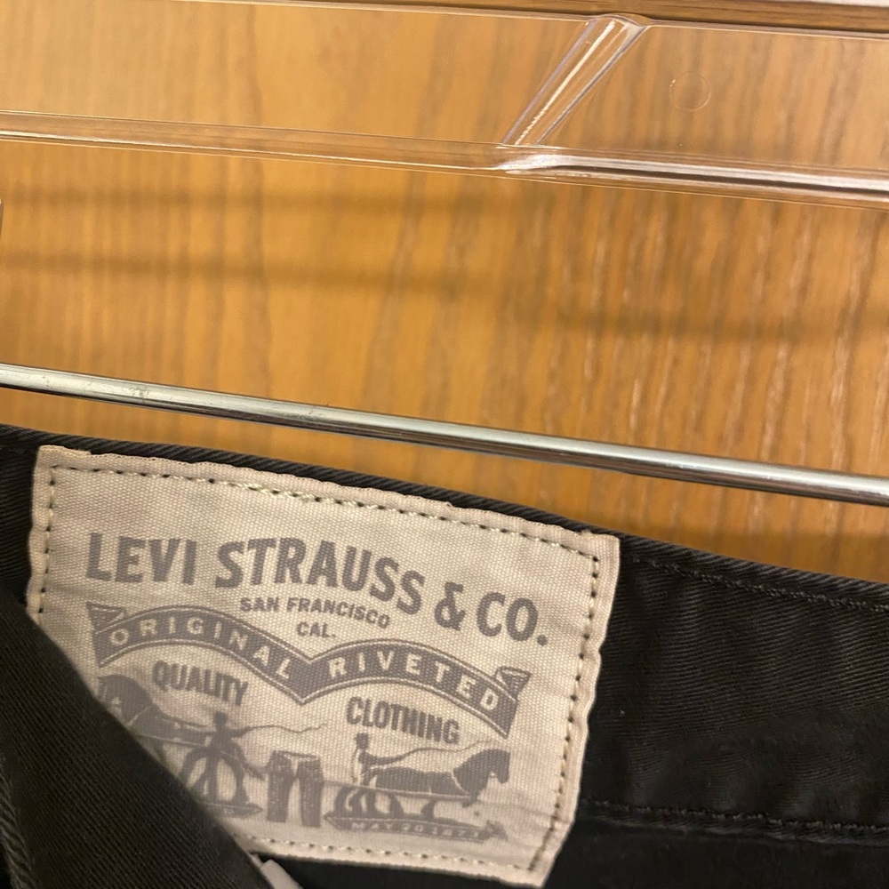 Signature by Levi Strauss Men's Slim Straight Jeans - Black Size 29x32 - Picture 3 of 6